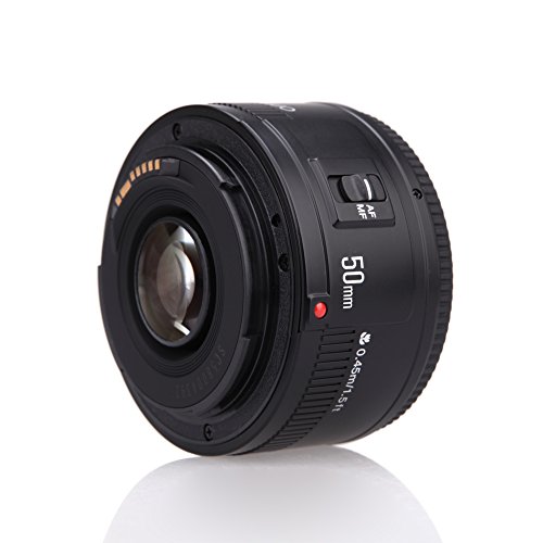 YONGNUO YN EF 50mm f / 1.8 AF-Objektiv 1: 1,8 Standard Prime Blendenöffnung Autofokus für Canon EOS DSLR-Kameras von YONGNUO