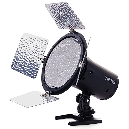 YONGNUO YN216 3200K-5500K LED Videoleuchte Kamera Aufnahme mit 4 Farbplatten für Canon Nikon DSLR-Kamera YONGNUO YN216 3200K-5500K LED Videoleuchte Kamera Aufnahme mit 4 Farbplatten für Canon Nikon DSLR-Kamera von YONGNUO