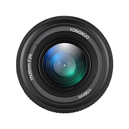 YONGNUO YN35mm F2N f2.0 Weitwinkelobjektiv AF/MF Fixfokus F Halterung für Nikon Kameras 35 mm von YONGNUO