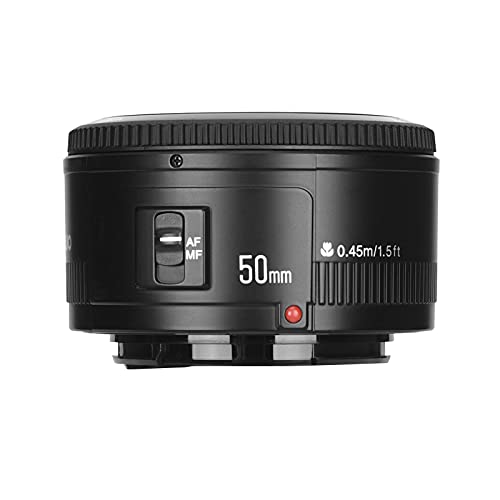 YONGNUO YN50mm F1.8 Autofokus Objektiv mit Canon EF Bajonett, kompatibel mit wie Canon350D/450D/500D/600D/650D/700D/60D/5D Mark II/5D Mark III von YONGNUO