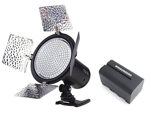 Yongnuo YN-216 YN216 Pro LED-Videoleuchte 5500K Farbtemperatur für Canon Nikon DSLR-Kamera DV und Camcorder mit WINGONEER NP-F750 Akku und Ladegerät Yongnuo YN-216 YN216 Pro LED-Videoleuchte 5500K Farbtemperatur für Canon Nikon DSLR-Kamera DV und Camcorder mit WINGONEER NP-F750 Akku und Ladegerät von YONGNUO