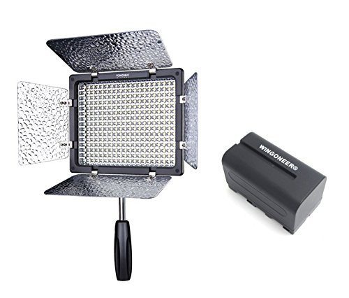 Yongnuo YN-300 III YN300 III Pro LED-Videoleuchte 5500K Farbtemperatur für Canon Nikon DSLR-Kamera DV und Camcorder mit WINGONEER NP-F750 Akku und Ladegerät Yongnuo YN-300 III YN300 III Pro LED-Videoleuchte 5500K Farbtemperatur für Canon Nikon DSLR-Kamera DV und Camcorder mit WINGONEER NP-F750 Akku und Ladegerät von YONGNUO