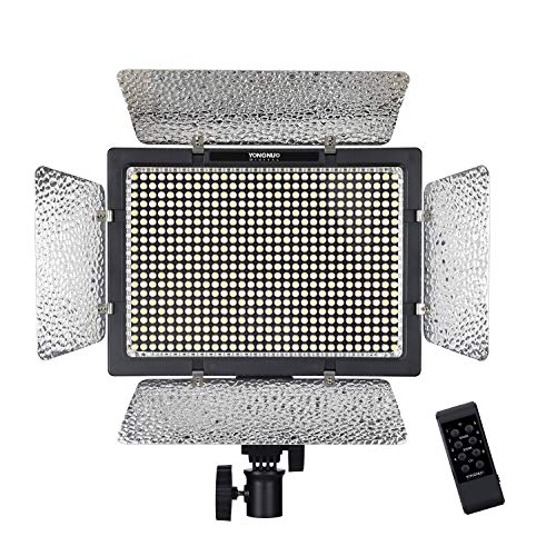 Yongnuo YN-600L II 600 LEDs Videostudio Fotografie Lichtlampe Einstellbare Farbtemperatur 3200K-5600K Kompatibel mit Canon Nikon Sony Pentax Olympus Camcorder DSLR-Kamera von YONGNUO