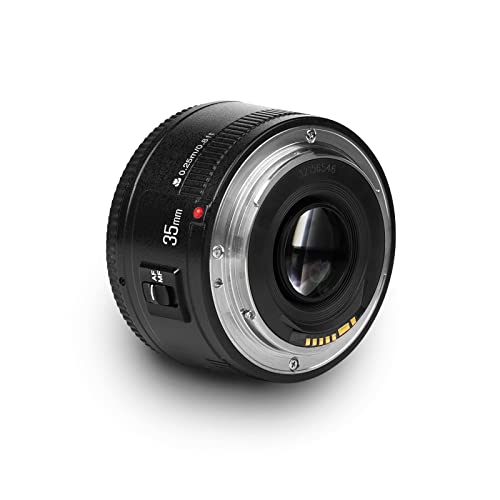 Yongnuo YN35MM Canon – Objektiv für Reflexkamera (f/2.0 AF/MF), schwarz von YONGNUO