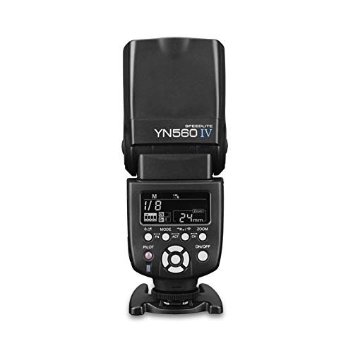 Yongnuo YN560 IV Universal 2.4G Wireless Speedlite Flash On-Kamera Master Slave Speedlight GN58 High Speed Recycling Replacement for Canon Nikon Sony DSLR Camera von YONGNUO