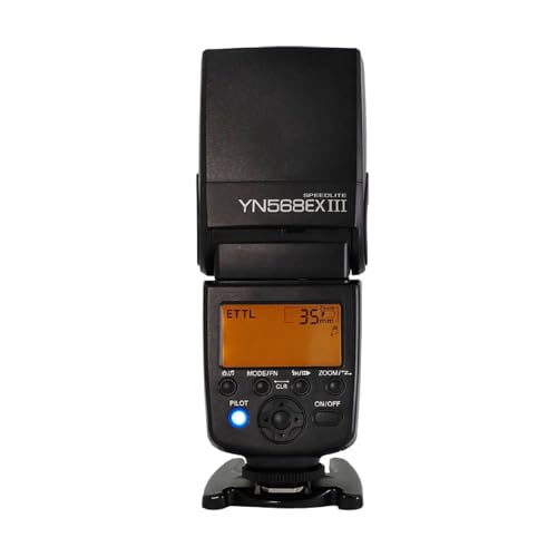 Yongnuo YN568EX III Wireless Master und Slave TTL Flash Speedlite mit High Speedlite Sync für Canon DSLR Kamera von YONGNUO
