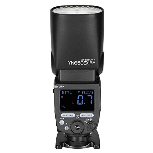 Yongnuo YN650EX-RF Wireless Flash Speedlite, GN60 24pcs LED Lampe Perlen TTL HSS, Master Slave Flash mit integriertem 2.4G RF System, für Canon DSLR Kamera von YONGNUO