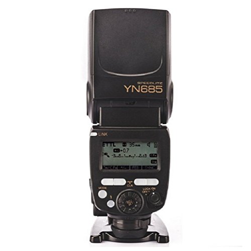 Yongnuo YN685 i-TTL HSS 1 / 8000s GN60 2.4G Wireless Speedlight Blitz Speedlite Blitzgeräte Blitzlampe Blitzleuchte für Nikon D7200 D7100 D7000 D5500 D5300 D5200 D3300 D3200 von YONGNUO