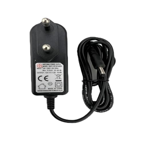 YOOHOO 12 V 1.5A AC-Adapter tragbarer DVD Player Netzteile für DVD playerfor Bluetooth Speaker CD Player, Keyboard, Micro Music Stereo Speaker System YOOHOO 12 V 1.5A AC-Adapter tragbarer DVD Player Netzteile für DVD playerfor Bluetooth Speaker CD Player, Keyboard, Micro Music Stereo Speaker System von YOOHOO