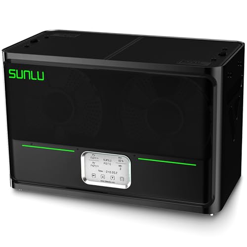 2025 SUNLU Offizielle Filament-Trocknerbox S4, Upgrade 4-Spulen-Filament-Dehydrator mit Temperaturausgleich/schneller Erwärmung/automatischer Feuchtigkeitskontrolle, für PLA TPU PETG ABS Nylon PA von YOOPAI