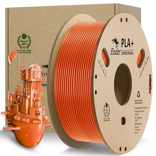 Creality Ender 1,75 mm Orange PLA (Pro) 3D-Drucker-Filament – 1 kg Spule (1 kg), Durchmessergenauigkeit +/- 0,03 mm, glatter Druck-Filament. von YOOPAI