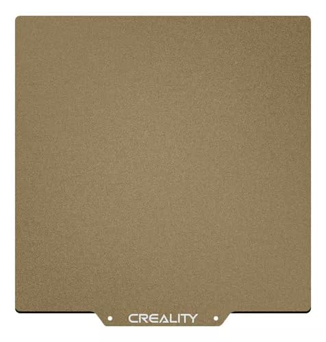 Creality Offiziell Texturiert PEI Druckplatte 235x235mm für Creality Ender 3/ Ender 3 Pro/Ender 3 V2/ Ender 3 S1/ Ender 3 Neo/Voxelab Aquila 3D Drucker, PEI Sheet Magnetisch Spring Steel von YOOPAI