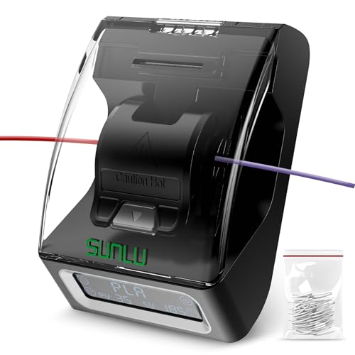 Filamentverbinder mit 200 PTFE Schlauch, SUNLU Filament Connector für 1,75mm 3d Drucker Filament, Filamentspleißer Kompatibel mit PLA PETG TPU ABS PA Nylon von YOOPAI