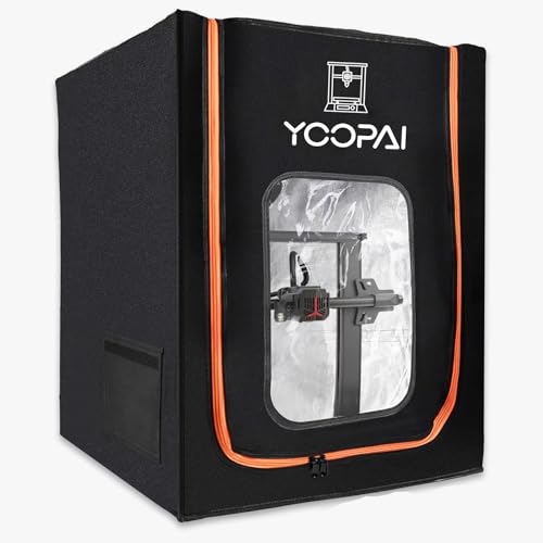 YOOPAI 3D Drucker Gehäuse Abdeckung mit Schlitz für Licht, Konstante Temperatur 3D Pinter Enclosure für Creality Ender 3 Serie/Ender 3 Pro/Ender 3 V2/Anycubic Kobra/Elegoo, 550 * 650 * 750 mm von YOOPAI