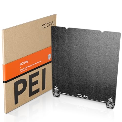 YOOPAI Doppelseitig PEI Druckplatte Schwarz Texturiert 235x235mm, PEI Sheet Druckbett für Creality Ender 3/ Ender 3 Pro/Ender 3 V2/ Ender 3 S1/ Ender 3 Neo/Voxelab Aquila 3D Drucker von YOOPAI