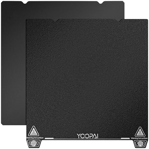 YOOPAI Doppelseitig PEI Druckplatte Schwarz Texturiert 235x235mm, PEI Sheet Druckbett für Creality Ender 3/ Ender 3 Pro/Ender 3 V2/ Ender 3 S1/ Ender 3 Neo/Voxelab Aquila 3D Drucker YOOPAI Doppelseitig PEI Druckplatte Schwarz Texturiert 235x235mm, PEI Sheet Druckbett für Creality Ender 3/ Ender 3 Pro/Ender 3 V2/ Ender 3 S1/ Ender 3 Neo/Voxelab Aquila 3D Drucker von YOOPAI
