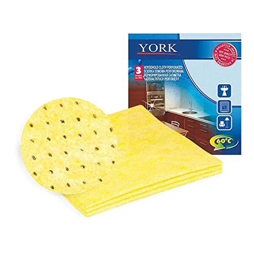 York YSCIEDOMPERFO Perforierter Hauslappen, 3 St., 34x35 Größe von YORK