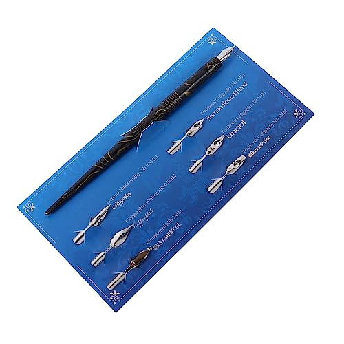 YOSADIER 1 Satz Tauchstift aus Holz für Kalligraphie üben kaligrafieset kalligrafie set kalligrafie stifte set Antiker Schreibfederhalter caligrafie pen set Dip-Pen-Zubehör hölzern Black von YOSADIER