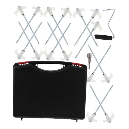 YOSADIER 1 Set Spiral Nägel Fluoreszierend Für Baldachin Camping Abzieher Zeltheringe Für Strandzelt Spiral Heringe Camping Heringe Robuste Bodenanker Spikes Erdschrauben von YOSADIER