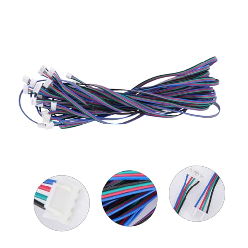 YOSADIER 10 Stück Schrittmotordraht Teile männlich Streifen integrierter Schrittmotor Stepper z Motorstecker mit weißer Klemme Kabel für Schrittmotor Schrittmotoren kabel Zufällige Farbe YOSADIER 10 Stück Schrittmotordraht Teile männlich Streifen integrierter Schrittmotor Stepper z Motorstecker mit weißer Klemme Kabel für Schrittmotor Schrittmotoren kabel Zufällige Farbe von YOSADIER