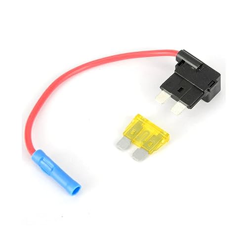 YOSADIER 12V Atc Sicherungshalter mit Sicherung Mittelgroß für Kfz Steckdose zur Erweiterung der Stromversorgung Einfach zu Installieren für Autos und Nutzfahrzeuge von YOSADIER
