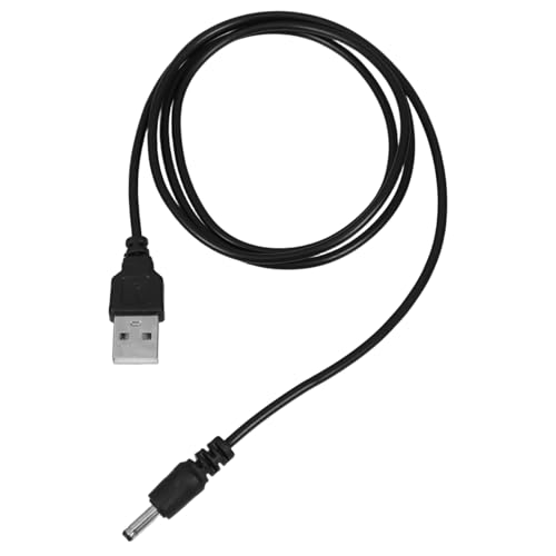 YOSADIER 2 Stücke Universal Ladegerät Power Core Ladekabel Für Power Bank Spielzeug Recorder Lautsprecher Festplatte Box Schwarz 1 M von YOSADIER