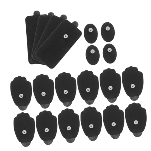 YOSADIER 20 Stück Austauschbare Elektrodenpads, Massage-schnapppad, Elektroden-ersatzpads, Tragbare Schnapppads, Kompakte Elektrodenpads, Massagegerät-pads von YOSADIER