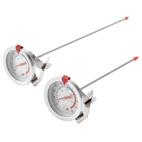 YOSADIER 2Stücke Backthermometer mit Clip Hochtemperatur Messung Präzise Temperaturanzeige für Fleisch Frittieren Grillen Langlebig Einfach Abzulesen YOSADIER 2Stücke Backthermometer mit Clip Hochtemperatur Messung Präzise Temperaturanzeige für Fleisch Frittieren Grillen Langlebig Einfach Abzulesen von YOSADIER