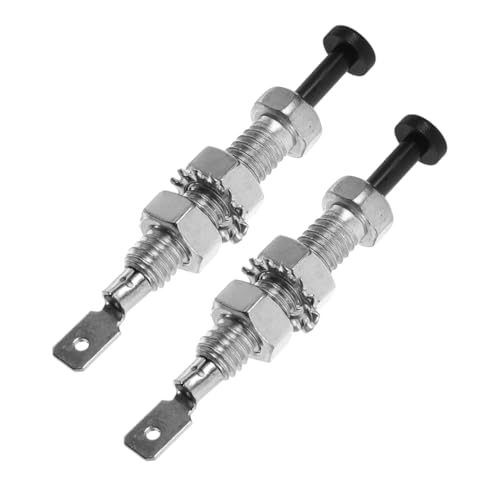 YOSADIER 2Stücke Universeller Auto Türlichtschalter mit Einstellbarem Stift Alarmlichtschalter für Türlichtschalter für Optimale Fahrzeuganpassung und Sicherheitsüberwachung von YOSADIER