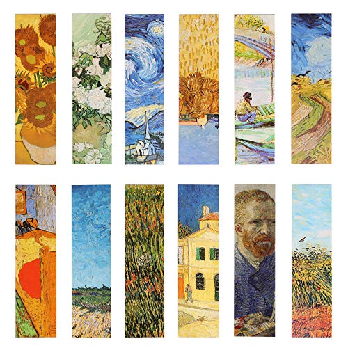 Van Gogh Ölgemälde Lesezeichen für Damen, Herren, Kinder, Jungen, Mädchen, 30 Stück von YOSCO