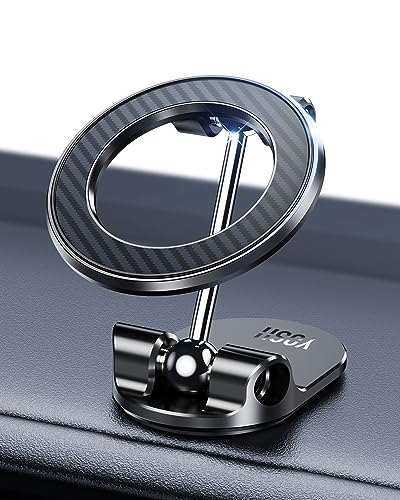 YOSH Mag-Safe Autohalterung Armaturenbrett, Magnet Auto-Telefonhalterung für BMW Mecedes Tesla für iPhone 16/15/14/13/12 Serie & Mag-Safe Handyhüllen, mit stärkster Haftung von YOSH
