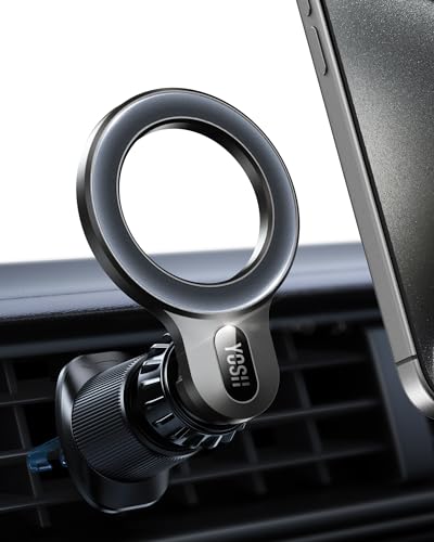 YOSH Mag-Safe Autohalterung, Lüftung Handyhalterung Auto mit 20x N55 Magnet, Universal Magnetische KFZ Handyhalter Auto für iPhone 16 15 14 13 12 Pro Max Magsafe-Hüllen & Smartphone YOSH Mag-Safe Autohalterung, Lüftung Handyhalterung Auto mit 20x N55 Magnet, Universal Magnetische KFZ Handyhalter Auto für iPhone 16 15 14 13 12 Pro Max Magsafe-Hüllen & Smartphone von YOSH