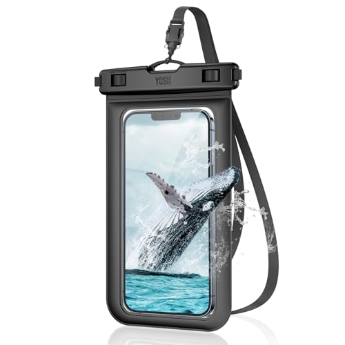 YOSH wasserdichte Handyhülle 6,8 Zoll Unterwasser Wasserfeste Handy Wasserschutzhülle Handytasche Wasserdicht Schwimmen fürs iPhone 15 14 13 12 11 Pro XS XR X Samsung Galaxy S23 S22 Huawei Xiaomi von YOSH