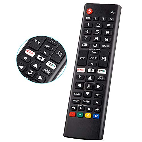 YOSUN Universal-Fernbedienung für LG Smart-TV-Fernbedienung für alle LG LCD LED 3D HDTV Smart TVs AKB75095307 von YOSUN