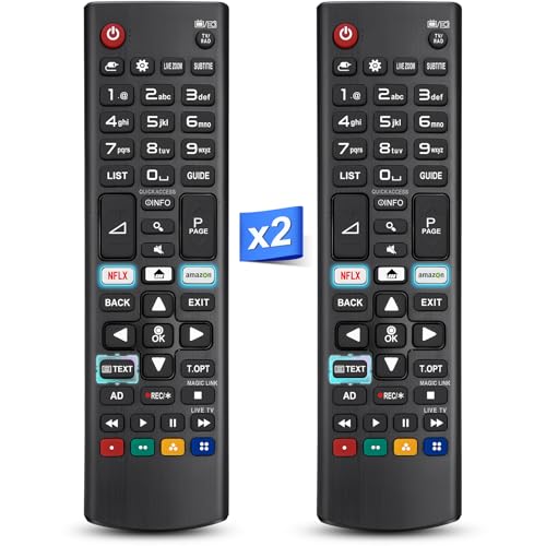 für LG Fernbedienung,Geeignet für Alle LG Fernseher Fernbedienung Original,Universal für Magic Remote Smart TV,2er-Pack für LG Fernbedienung,Geeignet für Alle LG Fernseher Fernbedienung Original,Universal für Magic Remote Smart TV,2er-Pack von YOSUN