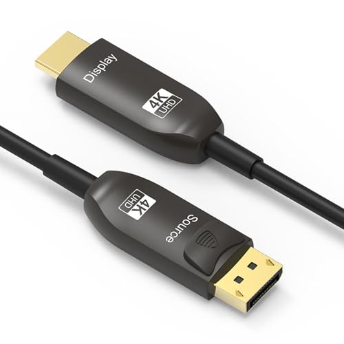YOTETION Display-auf-HDMI-Kabel, 4K60Hz optischer DisplayPort-Konverter – kompatibel mit Laptops, Spielkonsolen, Streaming-Geräten, Xbox und mehr YOTETION Display-auf-HDMI-Kabel, 4K60Hz optischer DisplayPort-Konverter – kompatibel mit Laptops, Spielkonsolen, Streaming-Geräten, Xbox und mehr von YOTETION