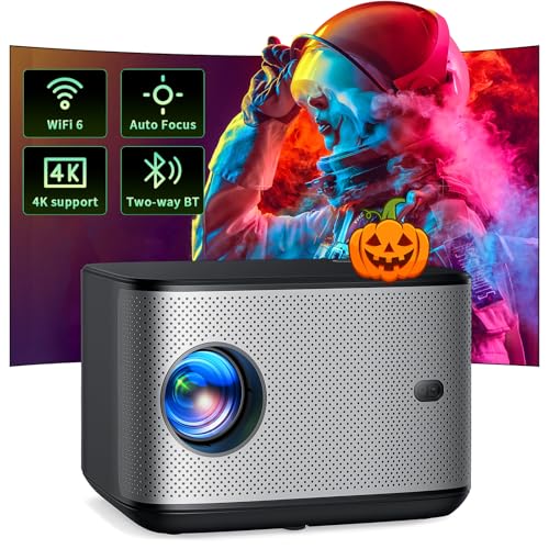 YOTON 【Auto Keystone/Autofokus】 Beamer 4K – Y8 Projektor Full HD Native 1080P, 18.000 Lumen WiFi Bluetooth, Android TV, 50% Zoom, über 10.000 integrierte Apps, kompatibel mit Netflix/YouTube YOTON 【Auto Keystone/Autofokus】 Beamer 4K – Y8 Projektor Full HD Native 1080P, 18.000 Lumen WiFi Bluetooth, Android TV, 50% Zoom, über 10.000 integrierte Apps, kompatibel mit Netflix/YouTube von YOTON