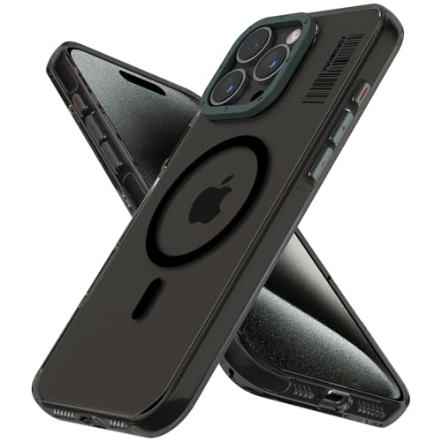 YOUNGKIT Schutzhülle für iPhone 15 Pro Max hülle丨 kompatibel mit Magsafe丨 stoßfest丨 Schutz in Militärqualität丨 Anti-Vergilbung丨Matte Rückseite丨Starke magnetische Handyhülle für 15 Pro Max丨Schwarz YOUNGKIT Schutzhülle für iPhone 15 Pro Max hülle丨 kompatibel mit Magsafe丨 stoßfest丨 Schutz in Militärqualität丨 Anti-Vergilbung丨Matte Rückseite丨Starke magnetische Handyhülle für 15 Pro Max丨Schwarz von YOUNGKIT