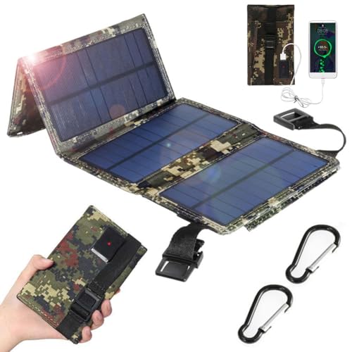 20W Solarpanel Faltbar, 5V Tragbar Solar Ladegerät mit USB Port für Phone Tablets Bluetooth-Headset Kamera Outdoor Wasserdicht Solar Panel für Wandern Camping Fisch 20W Solarpanel Faltbar, 5V Tragbar Solar Ladegerät mit USB Port für Phone Tablets Bluetooth-Headset Kamera Outdoor Wasserdicht Solar Panel für Wandern Camping Fisch von YOUNICE