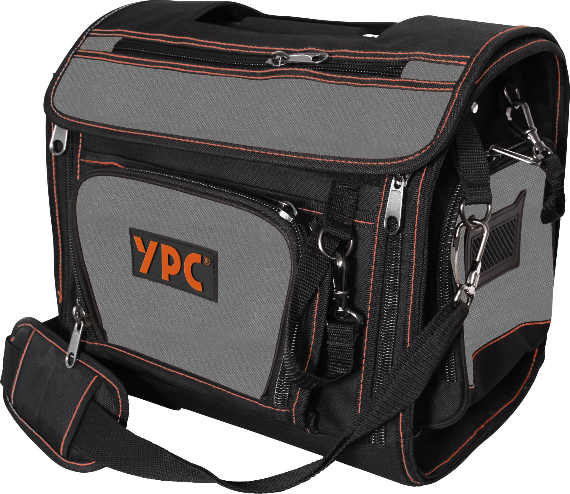 YPC BG00003BKGY - ''Foreman'' Werkzeugtasche XL, Grau-Schwarz, 37x36x27cm, 20 kg Tra von YOUR PERFECT CASE