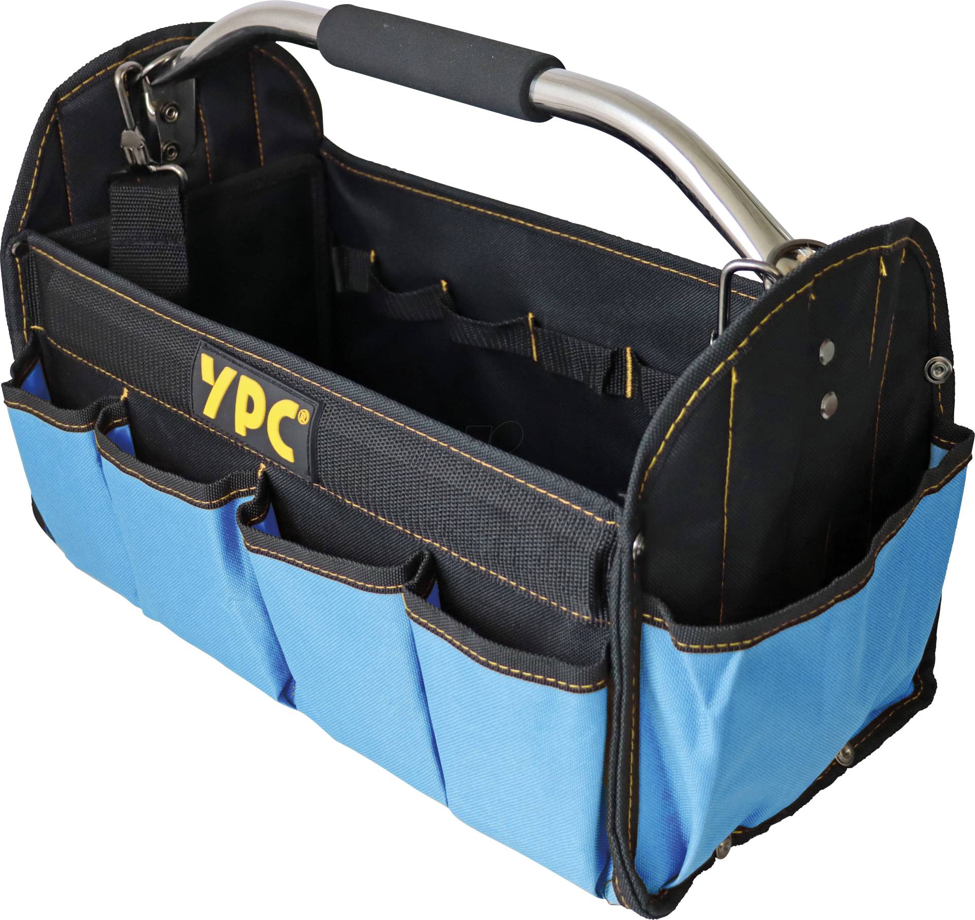 YPC BG00004BKBU - ''Carrier'' Werkzeugkorb XL, Blau-Schwarz, 40,5x30x19,5cm von YOUR PERFECT CASE