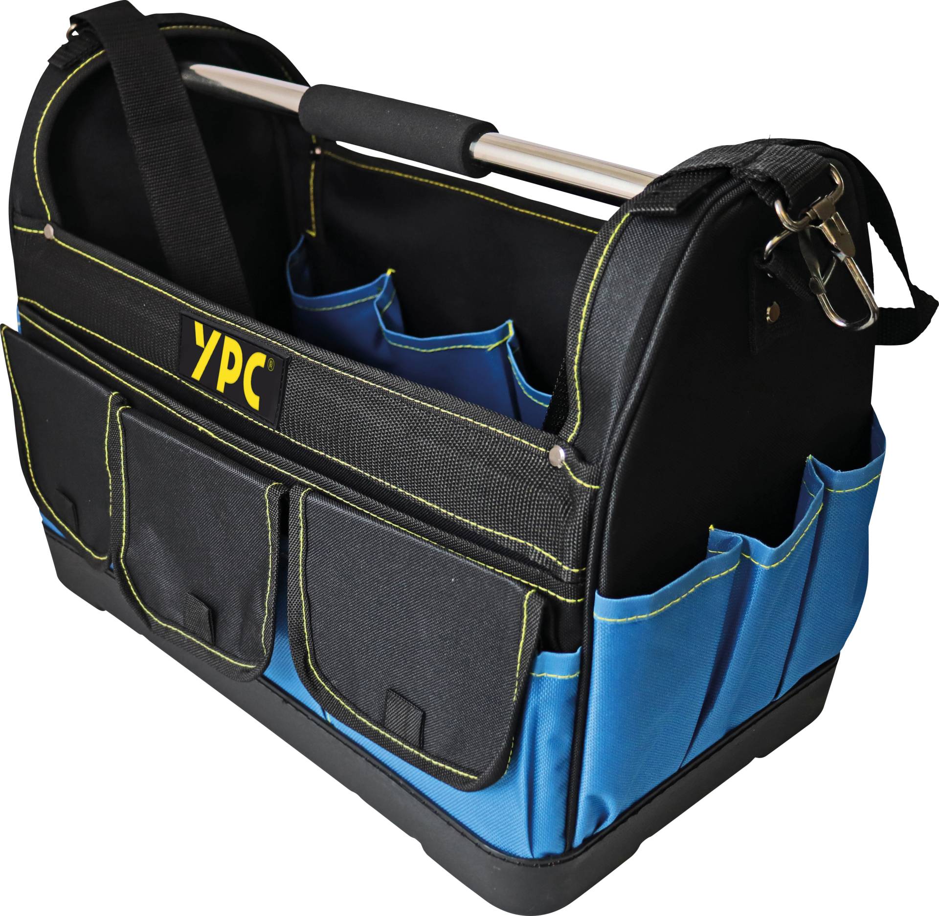 YPC BG00005BKBU - ''Pioneer'' Werkzeugkorb XXL, Blau-Schwarz, 45x35x23cm, 20 kg Trag von YOUR PERFECT CASE