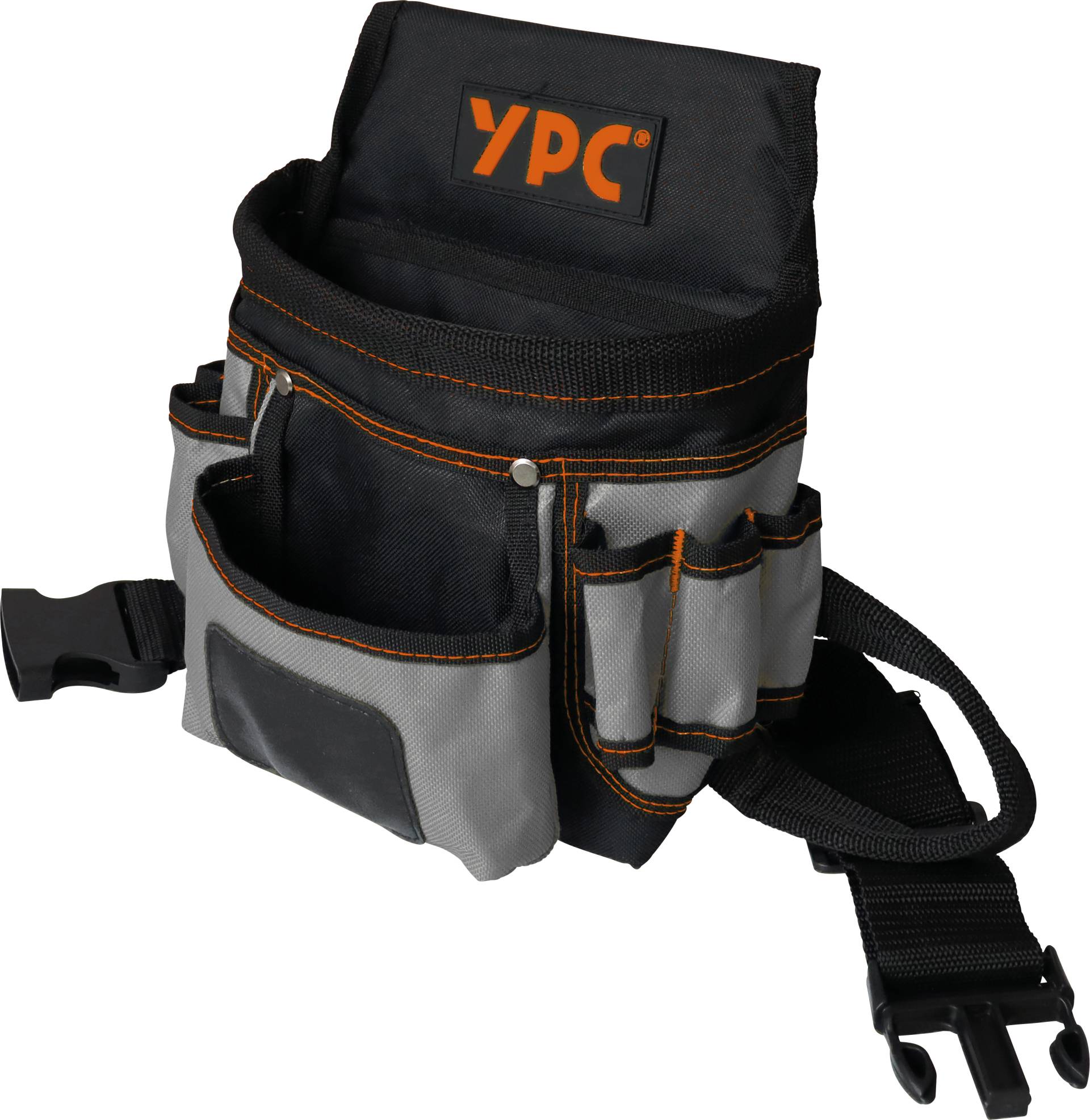 YPC BG00007BKGY - ''Presto'' Gürteltasche XL, Grau-Schwarz, 27x21x13cm, 5 kg Tragkra von YOUR PERFECT CASE