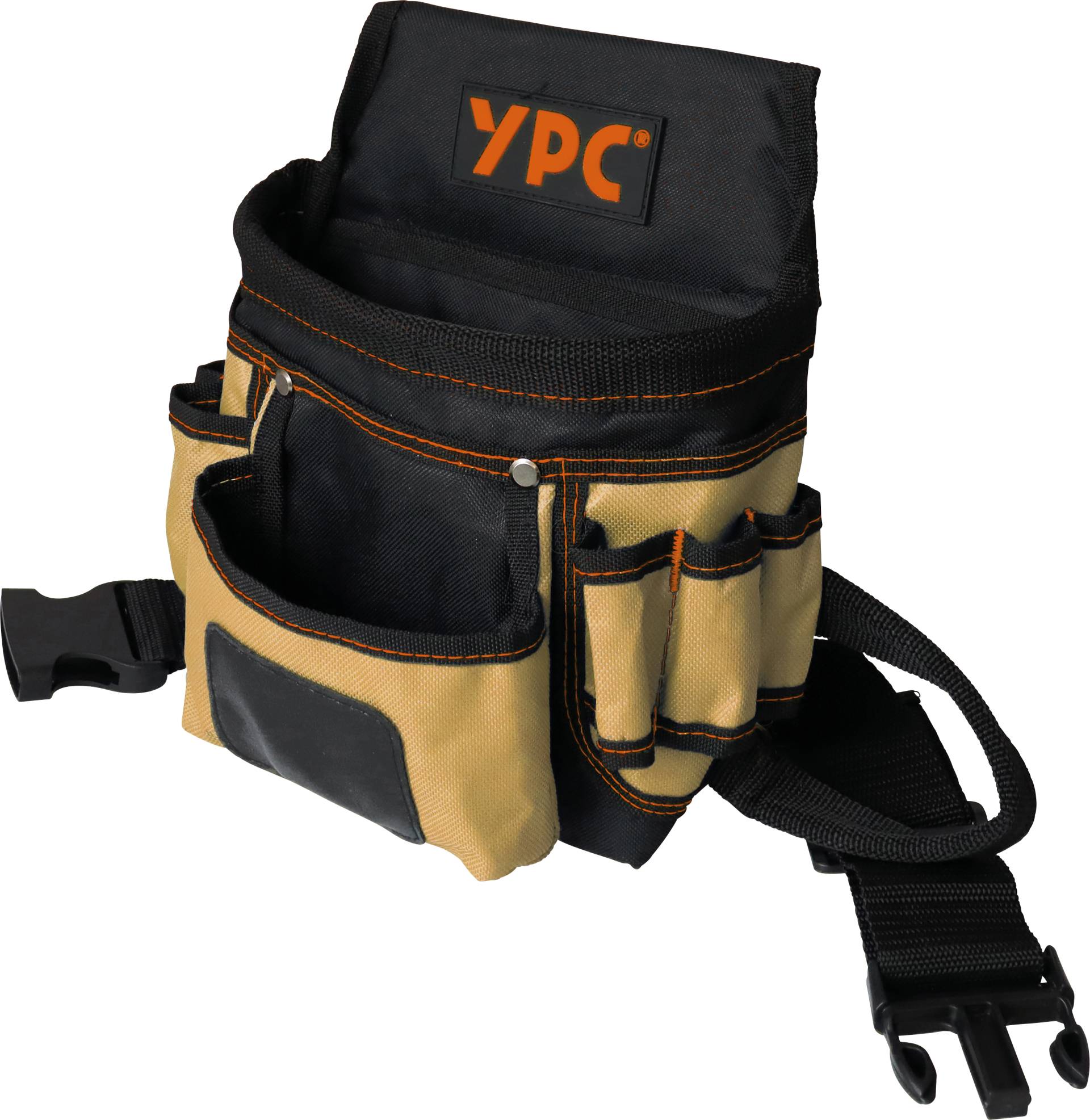 YPC BG00007BKSD - ''Presto'' Gürteltasche XL, Sand-Schwarz, 27x21x13cm, 5 kg Tragkra von YOUR PERFECT CASE