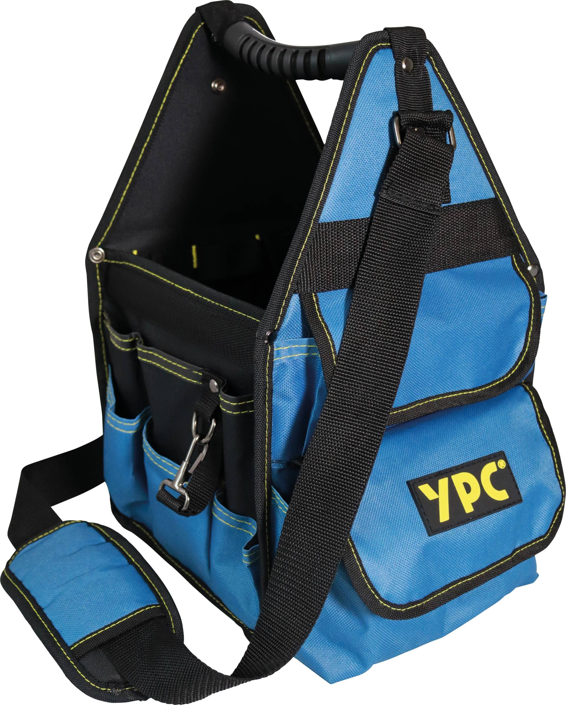 YPC BG00009BKBU - ''Henchman'' Werkzeugkorb L, Blau-Schwarz, 46x23x23cm, 10 kg Tragk von YOUR PERFECT CASE