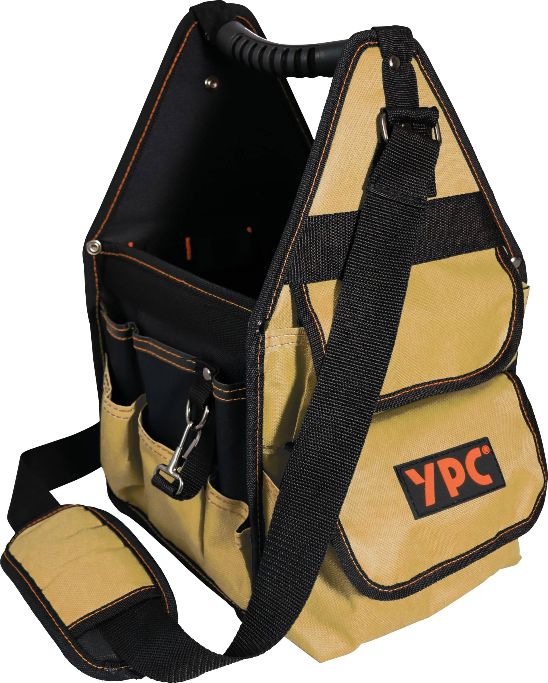 YPC BG00009BKSD - ''Henchman'' Werkzeugkorb L, Sand-Schwarz, 46x23x23cm, 10 kg Tragk von YOUR PERFECT CASE