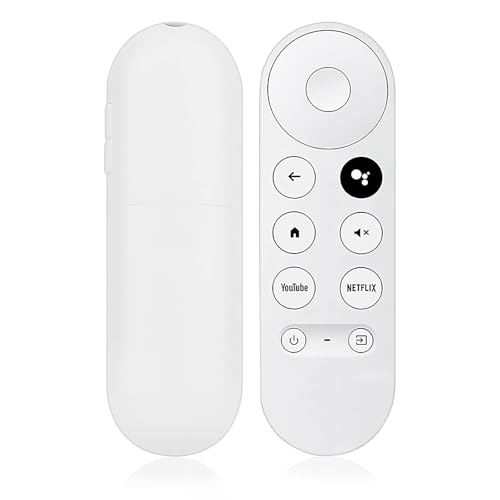 YOURKAY Google Chromecast Fernbedienung,Bluetooth & Sprachsteuerung,Ersatz für Chromecast 4K Snow (G9N9N),Mit Netflix/YouTube Tasten,Kompatibel mit Google Chromecast von YOURKAY