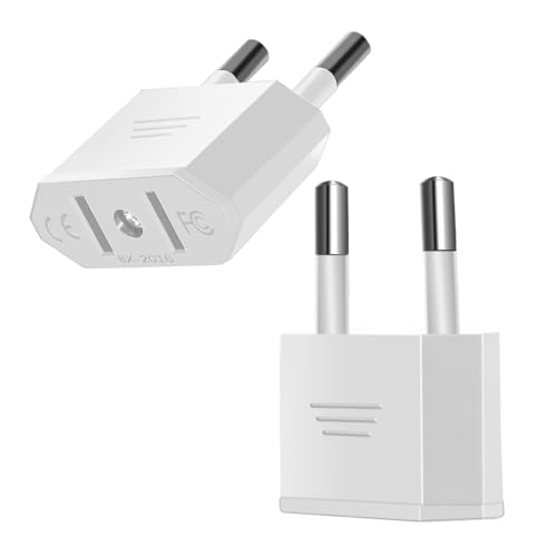 US to EU Adapter YOURKAY 2PCS Reisestecker US auf EU,USA Adapter Steckdose,2 Pin Adapter USA Deutschland Stecker, EU Stecker Adapter für Amerika/Kanada/Mexiko Stecker US to EU Adapter YOURKAY 2PCS Reisestecker US auf EU,USA Adapter Steckdose,2 Pin Adapter USA Deutschland Stecker, EU Stecker Adapter für Amerika/Kanada/Mexiko Stecker von YOURKAY