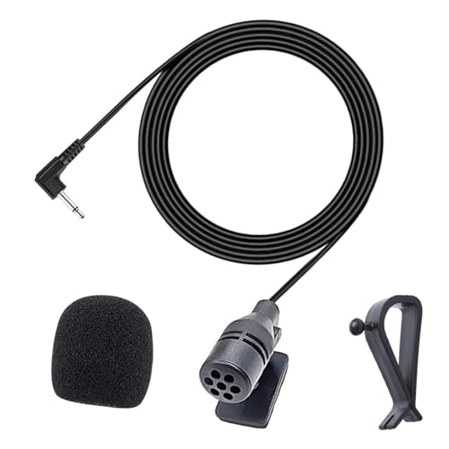 YOURKAY 3,5 mm externes Mikrofon mit 3 m Montagekabel,Externes Auto Mikrofon für Kfz-Kopfeinheit, Bluetooth-fähiges Stereo-Radio, GPS und DVD, Plug-and-Play YOURKAY 3,5 mm externes Mikrofon mit 3 m Montagekabel,Externes Auto Mikrofon für Kfz-Kopfeinheit, Bluetooth-fähiges Stereo-Radio, GPS und DVD, Plug-and-Play von YOURKAY