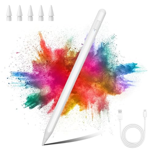 YOURKAY Stift für i-Pad Pencil USB C, Schnelle Aufladung,Magnetische,Neigungserkennung,Palm Rejection Pencil für i-Pad 2018-2024,für i-Pad 6-10, Air 3-5/M2, Mini 5-6, Pro M4, 11" 1-4, 12.9" 3-6 YOURKAY Stift für i-Pad Pencil USB C, Schnelle Aufladung,Magnetische,Neigungserkennung,Palm Rejection Pencil für i-Pad 2018-2024,für i-Pad 6-10, Air 3-5/M2, Mini 5-6, Pro M4, 11" 1-4, 12.9" 3-6 von YOURKAY